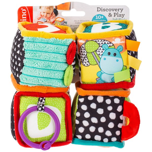 Infantino Discover and Play Soft Blocks Development Toy