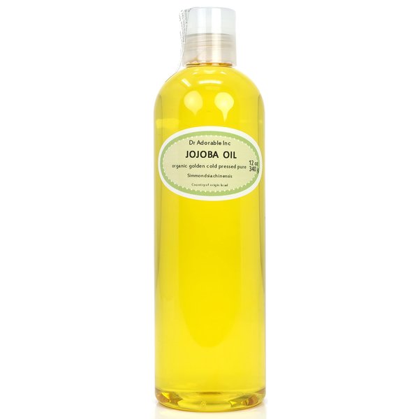 Jojoba Oil Golden Organic 100% Pure 12 Oz