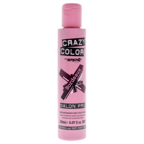 Crazy Color Crazy Color Salon Pro Semi Permanent Hair Color - 51 Bordeaux Hair Color Women 5.07 oz