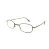 ColorViper Pocket Folding Metal Reading Glasses with Cases R7299TS (shiny gunmetal, +3.50)