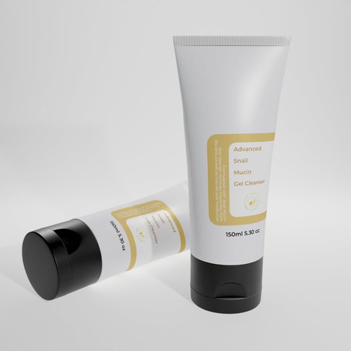 GoldSnailRX Advanced Snail Mucin Gel Cleanser, 5.07 Fl oz/150 ml Rich Daily Deep Cleansing for Dry & Sensative Skin Luxury Korean Skincare Not Tested on Animals No Parabens