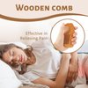 Nogeqi Birthing Comb for Labor Pain, Fish Shape Birth Comb, Natural Wood Comb with Holes, Wooden Comb for Women, Birthing Comb Labor Gifts for Expectant Mothers