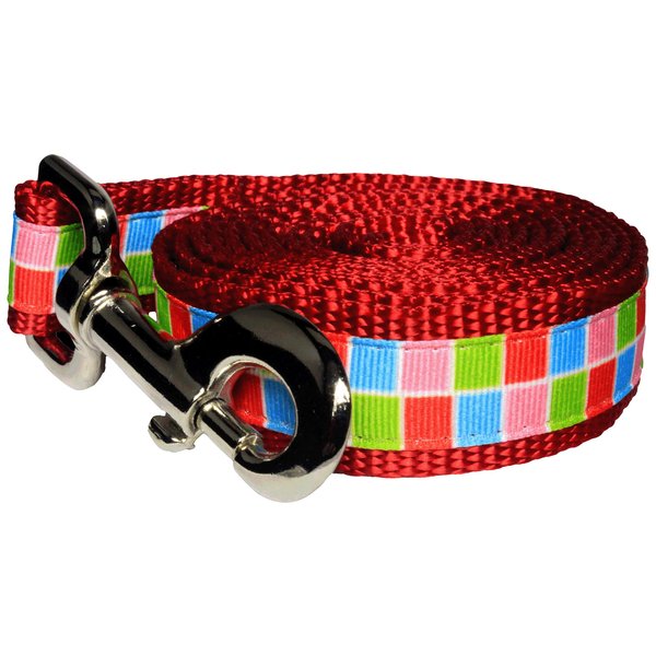 Paw Paws USA Pupcake Block Dog Leash, Medium, Multicolored