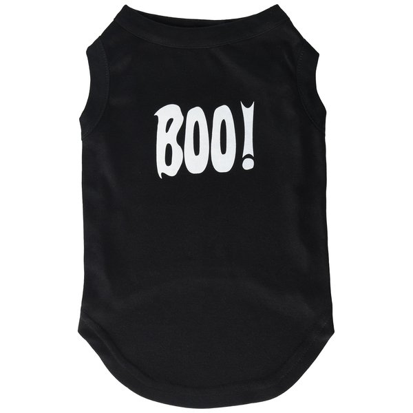 Mirage Pet Products BOO! Screen Print Shirts Black Lg (14)