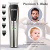 F.Lashes Haircut Kit for Men Clippers for Hair Cutting Professional Beard Trimmer Kit with USB Charging Rechargeable Low-Noise Household Haircut Machine for Mens, Kids and Baby