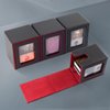 HSMH MTG Deck Box for Commander Display,Deck Box Fits 100 Double Sleeved Cards Applicable to All Card transactions Such as TCC/CCG/EDH (Black Red)