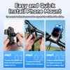 Runhike Electric Bike Phone Holder,Shockproof and Anti-Shake Phone Holder for Electric Bike and Motorcycle,One Hand Operation,1PC