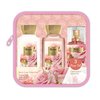 Bodybeau Bath and Body Gift Set for Women & Girls, Rose 3PCS Set for - Shower Gel, Body Lotion, Body Mist, Personal Portable Body Care Travel Set, Mothers Day Gifts