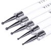 Beaute Galleria 5 Piece (10sizes) 2-Way Dotting Pens Nail Art Design Marbleizing Dotting Swirling Manicure Tools Mandala Art Painting Stylus