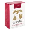 Hallmark Keepsake Miniature Christmas Ornaments 2023, Harry Potter The Wizarding World Metal, Mini Set of 3, Gifts for Harry Potter Fans