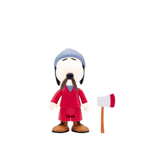 Super7 Peanuts Lumberjack Snoopy - 3.75" Peanuts Action Figures with Accessory Classic Cartoon Collectibles and Retro Toys