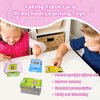Makolle Talking Flash Cards Educational Toys, Autism Sensory Toys Learning Toys for Toddlers - Montessori Toys Flash Cards for Age 2 3 4 5 6(Pink)