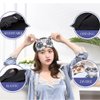 HXINFU Funny Black Cat 3D Eye Masks for Sleeping Blinders Kids Travel Rest Mask