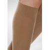 RELAXSAN Microfibre 850M (2 Pairs - Beige 4/XL) - Microfiber moderate support knee high socks 15-20 mmHg, 100% Made in Italy