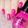 COSMOO 15ml Hot Pink Quick Dry Nail Polish, Neon Pink Vegan Chip-Resistant Long-Lasting Nail Lacquer for Nail Art Varnish, 0.45 fl oz