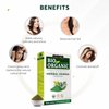 Indus Valley Bio Organic 100% Pure Indigo Powder & Henna Powder Hair Color Combo Kit | Herbal Henna & Indigo Powder Without Preservatives for Natural Hair Dyeing - 100 gm Each