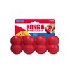 KONG Goodie Ribbon - Stuffable Natural Rubber Dog Toy - with Four Fillable Goodie Grippers for Enrichment Play - Bone-Shaped Chew Toy - for Medium Dogs