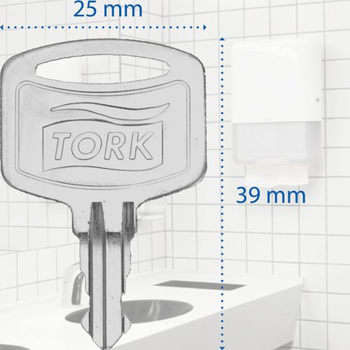 Tork SCA 1100 Toilet Paper Dispenser Key 2 Pack