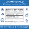 Vitaminerals C-MAX | 1000mg Vitamin C | Citrus Bioflavonoids | 100 Veggie Caps