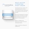 Cosmedica Skincare Multi-Active Hydrating Night Cream - Revitalizing Overnight Moisturizer & Anti-Aging Cream for Face and Neck with Hyaluronic Acid, Organic Shea, Glycolic Acid and Vitamin E 2 oz