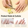 Gellen Nail Dehydrator and Primer and Cuticle Oil, 18 ML Acid-Free Nail Prep Dehydrator Primer Base Varnish Manicure Bonder Liquid for Gel Nail Polish Acrylic Salon Nail Essential Beauty Gift Set