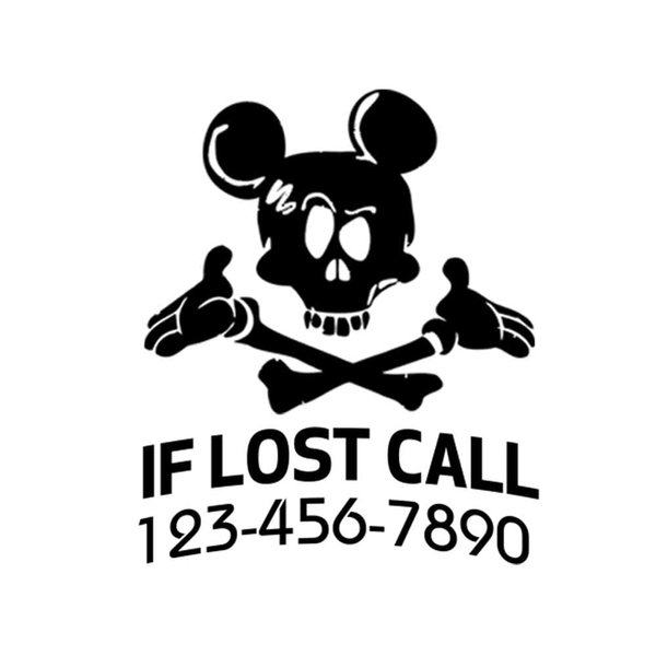 Custom Safty Tattoo with Phone number - Personalized Cartoon Design Waterproof Temporary Tattoo for kids Boy Girl Sticker Lasting Fake Tattoo - 15 Tattoos In One Paper