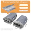 1 Pair Baby Stroller Gloves,Stroller Hand Muff Warm Gloves,Extra Thick Warm Waterproof Anti-Freeze Gloves for Parents Caregivers Carriage Handmuffs Stroller Accessories (Grey)
