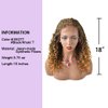 RESHE Box Braided Wigs For Black Women Briaded Lace Front Wigs Knotless Cornrow Braids Wigs For Black Women Synthetic Light Weight Braiding Wig For Black Women Baby Hair (#1B/27T-#Black/KhakiT)