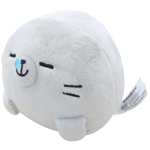 CLEVER IDIOTS INC SAMEZU: Sleeping Shark Plush - Shark Stuffed Animal - Cute, Collectable- Ultra-Soft Polyester Fabric - 4.7 inch (Yummy)