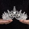 Wedding Crown for Bride Rhinestone Princess tiara for Women Prom Queen Crown Pageant-Bridal Wedding Crown