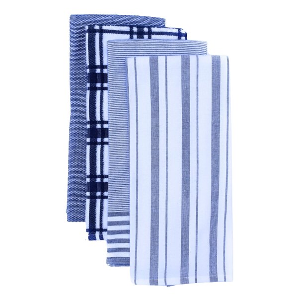 Williams-Sonoma Absorbent Kitchen Towels Multi-Pack, Set of 4 (Bright Blue)