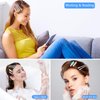 Duck Billed Hair Clips, Metal Alligator Hair Clips with Holes, Hair Pins 30 Pcs, Metal Hair Clips for Styling and Makeup, Silver Perfect for Home Use and Salon, Bows DIY. -Viywicz