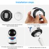Koroao Baby Monitor Mount for Boifun Baby 5s Camera, Versatile Flexible Twist Mount Without Tools or Wall Damage（White）