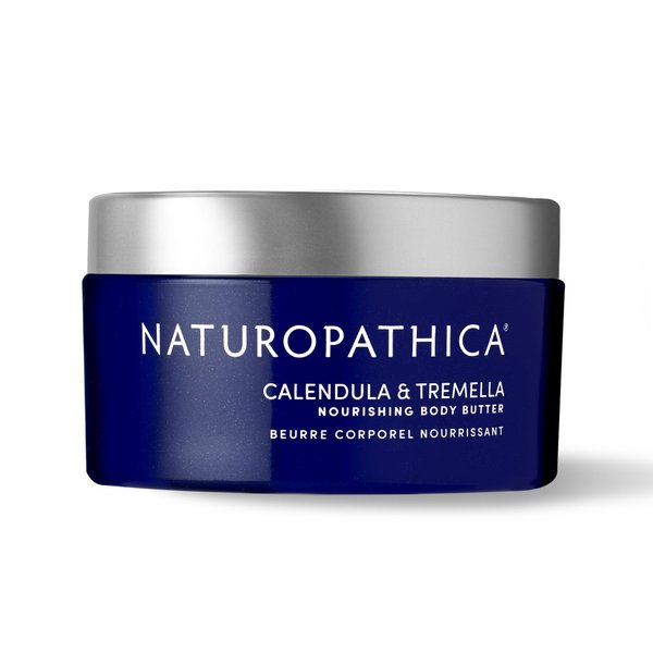 Naturopathica Calendula & Tremella Nourishing Body Butter with Vitamin E, Daily Body Lotion for Dry Skin, Hydrating Body Cream for Men and Women, 6 fl oz