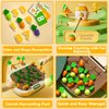 Cute Bunny Balance Math Toy with Carrot Harvest Game - STEM Learning Toy for Toddlers - Counting and Number Blocks, Educational Activity Toys for Kids Ages 3 4 5 Kindergarten Preschool Birthday Gift