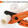 ValueMax PEX Cutter with Sharp Blade, Hose Cutter with 1/8"-1" Cutting Capacity, Tubing Cutter for PEX, PPR, PE, PP and Rubber Hoses, Suitable for Home and Plumbing Repairs