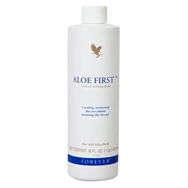 Forever Living - Forever Aloe First® - Includes Aloe Vera, Bee Propolis & Botanical Extracts - Minor Skin Irritations, Burns & Sunburn Solution - 16 fl oz