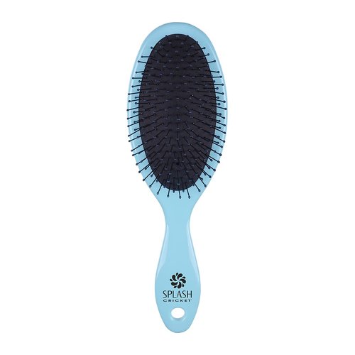 Cricket Splash Detangling Hair Brush for Wet, Dry Hair Detangler Shower Brush for All Hair Types, True Blue