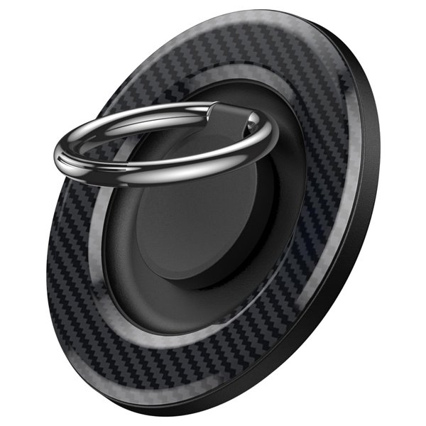 Magnetic Phone Ring Grip for MagSafe pop Socket,【360° Fidget Spinners】 Phone Holder Mag-Safe Accessories with for iPhone 16/15/14/13/12 Series/Samsung/Google,Pop Socket for iPhone (Black)