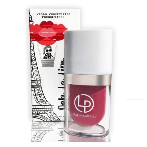Lucie + Pompette OOH LA LIPS liquid lipstick Jolie Medium Rose
