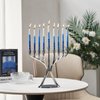 Rite Lite Premium Dripless Blue & White Hanukkah Candles - Bulk Value Pack of 45 - Decorative & Fits Most Menorahs Jewish Holiday Party Favors Accessories Decorations for All 8 Nights of Chanukah