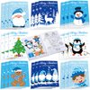 Faccito 24 Pcs Christmas Coloring Books Packs Bulk Winter Coloring Book Mini Snowman Gingerbread Santa Gnome Winter Scene Activity Book Pages Holiday Party Favors Goodie gift bags Fillers Supplies