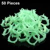 BBTO 50 Pieces Glowing Vampire Teeth Halloween Glow in The Dark Vampire Fangs Luminous Teeth Masquerade Vampire Teeth for Halloween Cosplay Party Costume Decorations