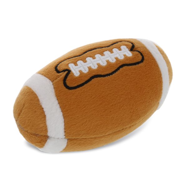 DolliBu Football Plush - Fluffy Soft Plush Ball for Playing Catch with Kids, Playtime Squishy Football Plush Toy for Girls and Boys, Stuffed Football Room Decor - 3 Inch