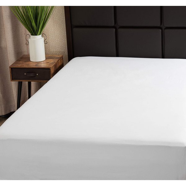 Microfiber Short Queen Size Fitted Sheet - Soft and Smooth Allergy Protective Fitted Sheet Only - 95 GSM - (60 X 75 X 15)