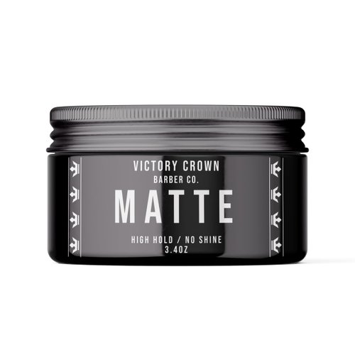 Victory Crown Matte Clay Pomade for Men - High Hold & No Shine - Hair Paste Pomade - Non Greasy - 3.4oz