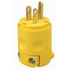 Leviton 515PV 15 Amp, 125 Volt, Grounding Plug, Yellow