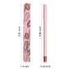 Modern Classic Lip Liner, 12 Colors Lip Liner Pigmented Vegan Matte, Lasting Finish Lip Liner, Luxurious Creamy Long Lasting Lip Liner, Prevents Feathering and Fading, (04)