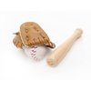 Neakomuki Dollhouse Accessories Miniatures Sports Baseball Bat, Glove and Ball Set for Mini Dollhouse Kitchen Fairy Garden Cake Topper Landscape Craft Project Decoration