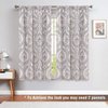 jinchan Faux Linen Kitchen Tie up Valance for Windows 18 Inch Farmhouse Window Valance for Living Room Bathroom Light Blocking Rod Pocket Country Rustic Small Window Curtains Drapes 1 Panel Ivory